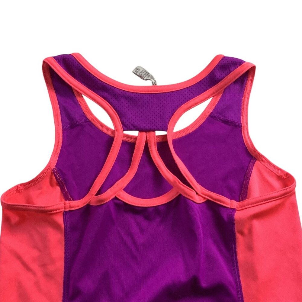 Danskin Now Girls Athletic Tank Top L 10-12 Drimore Sleeveless Activewear - Picture 9 of 11